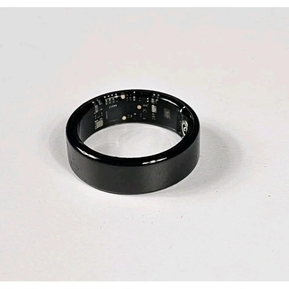 Smart Ring Health Tracker Fitness Tracker Heart Sleep Size 12 Black‎ NIB